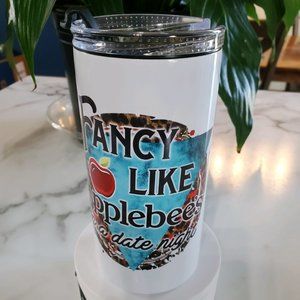 Fancy Like Applebee's on a Date Night 4 in 1 Can Cooler 14oz Tumbler 🎉sale